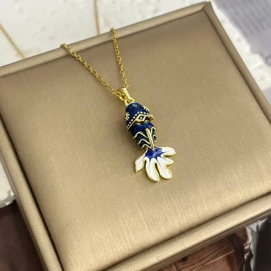 گردنبند سه بعدی ماهی