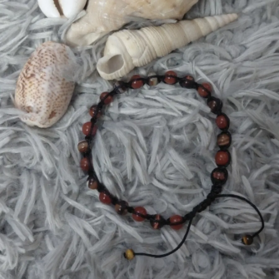 دستبند سنگ طبیعی مردانه