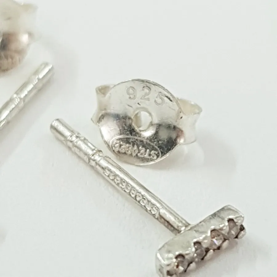 گوشواره گلگوش نقره 925