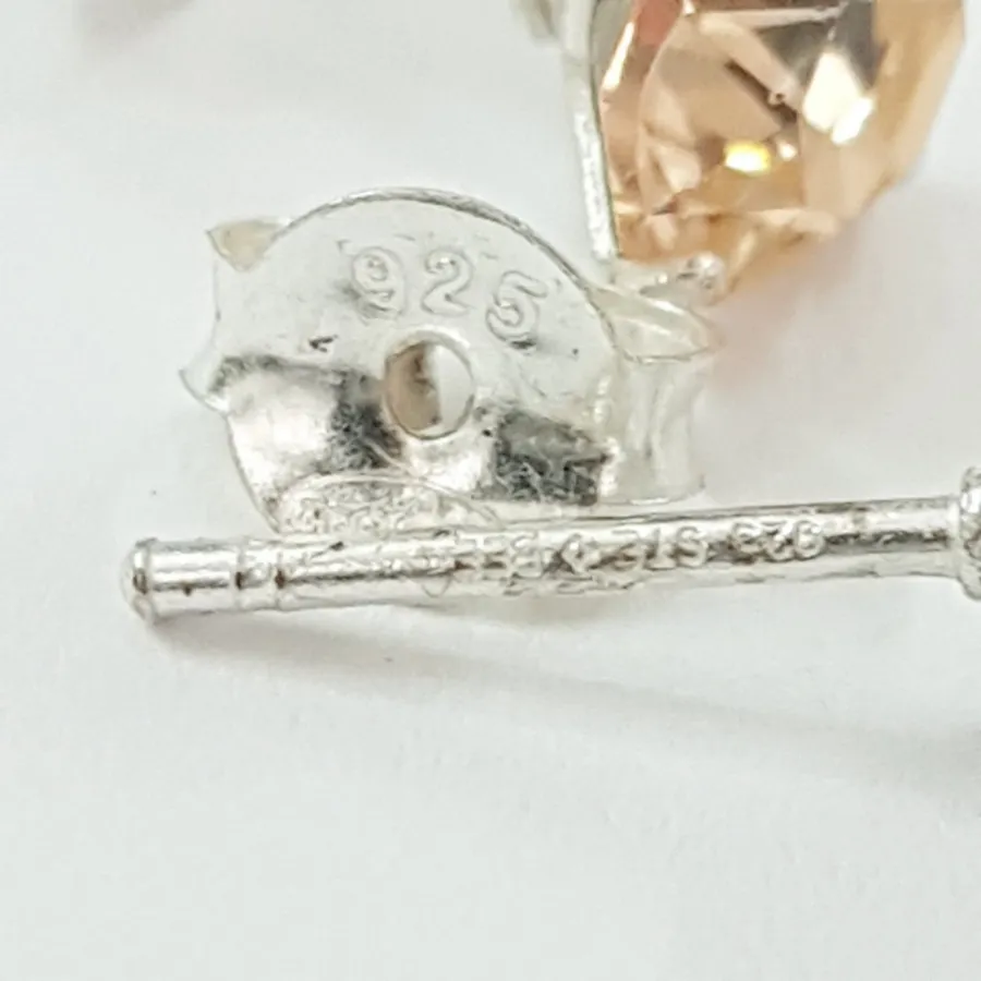 گوشواره گلگوش نقره 925