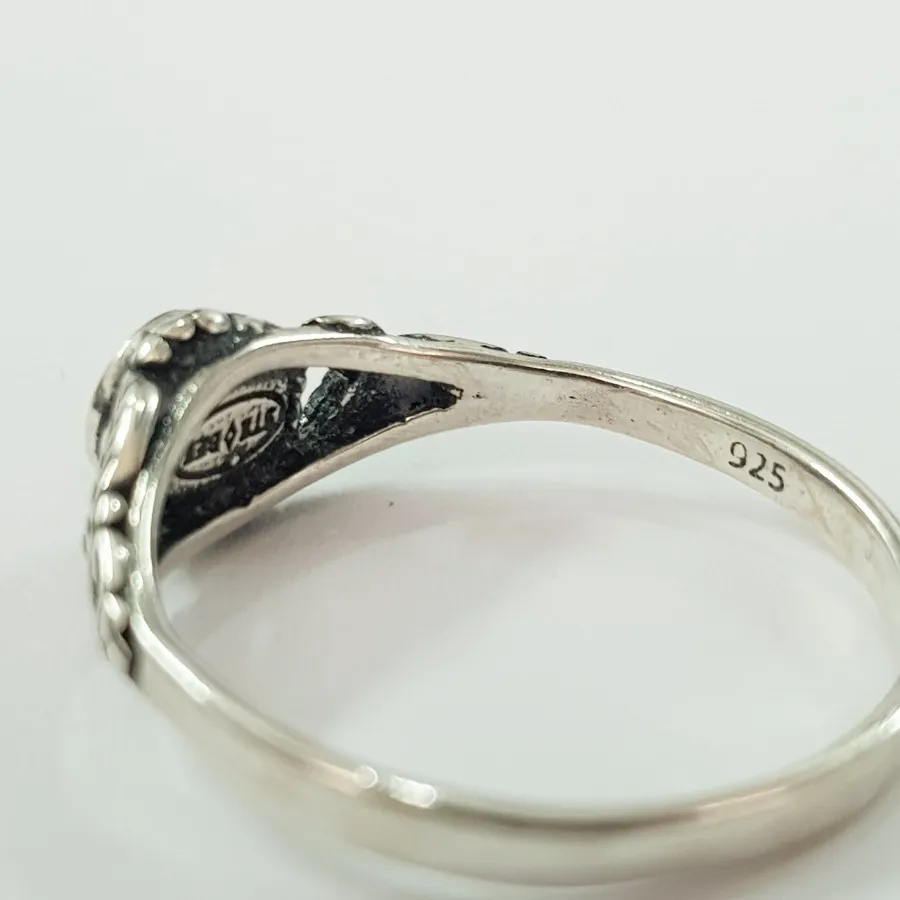 انگشتر نقره 925 سیاه قلم