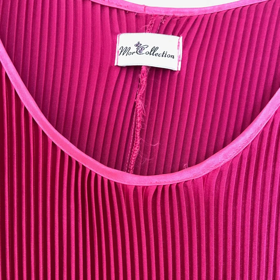 پیراهن پلیسه پارچه خارجی