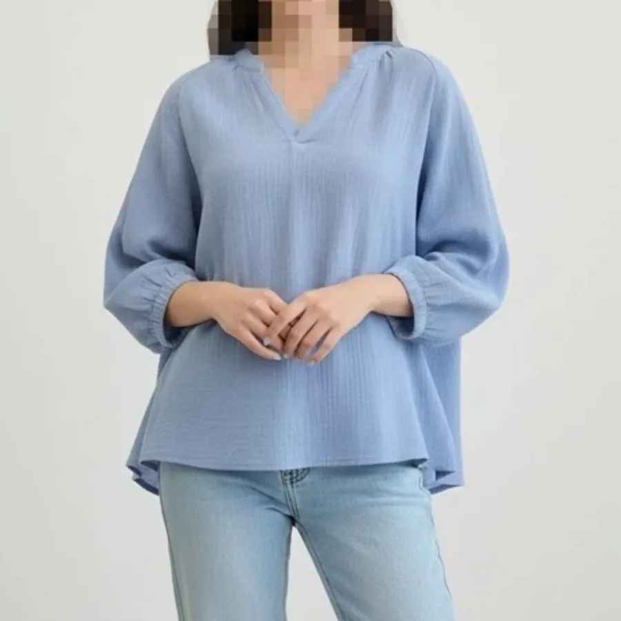 بلوز لینن فری سایز اسمارا