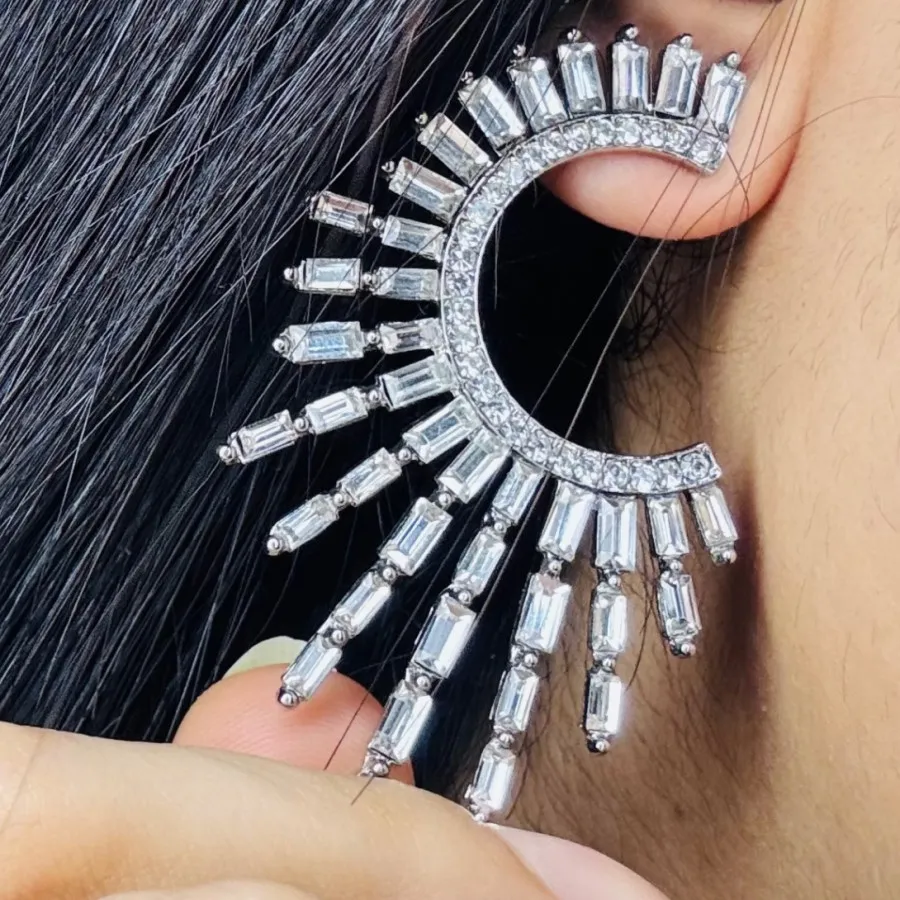 گوشواره نگینی شیک