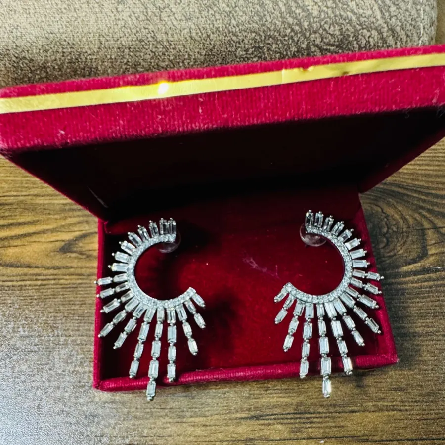 گوشواره نگینی شیک