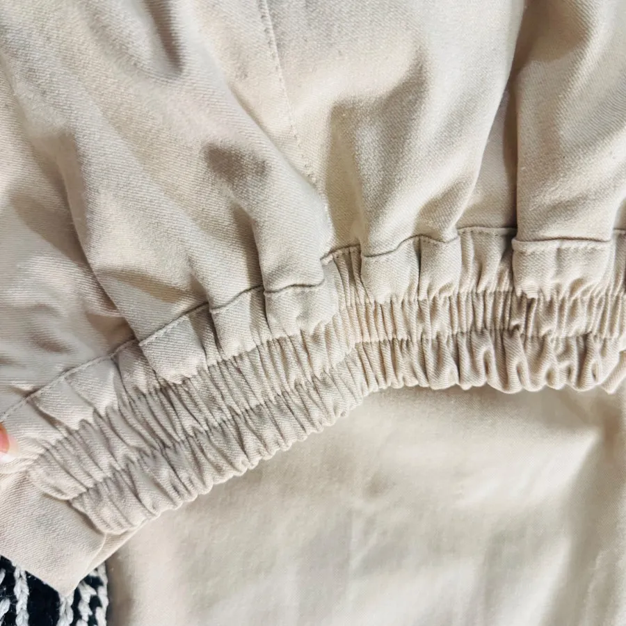 شلوار مام استایل پارچه ای