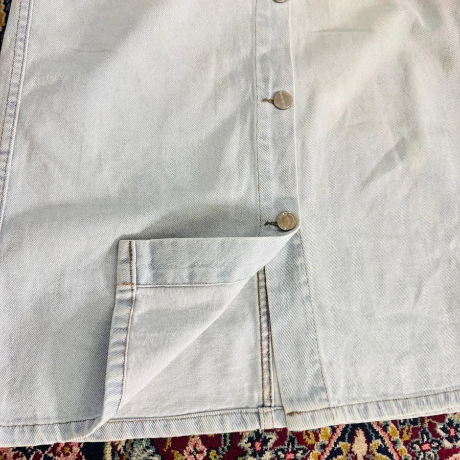 دامن جین آبی روشن