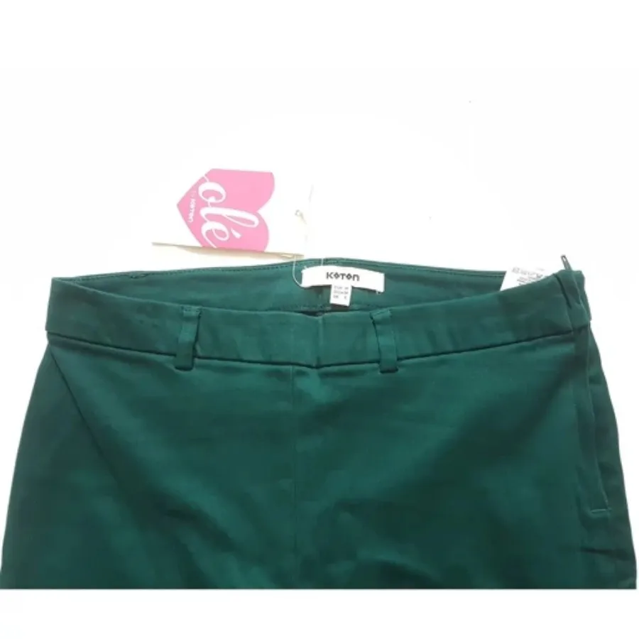 شلوار کتان سبز کوتون 38