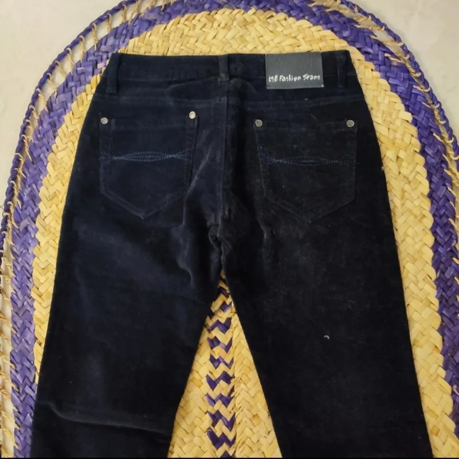 شلوار مخمل  کبریتی ریز