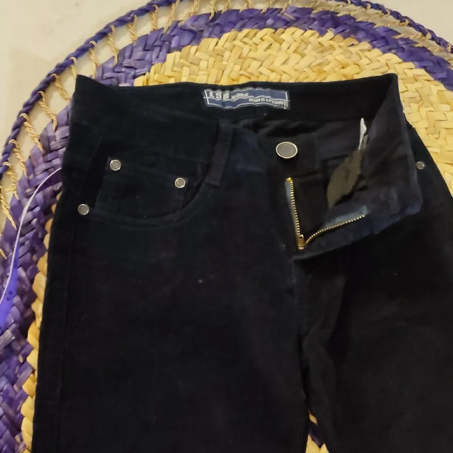 شلوار مخمل  کبریتی ریز