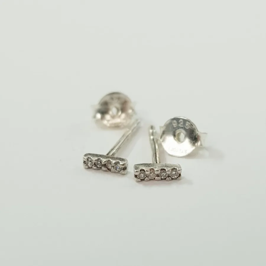 گوشواره گلگوش نقره 925