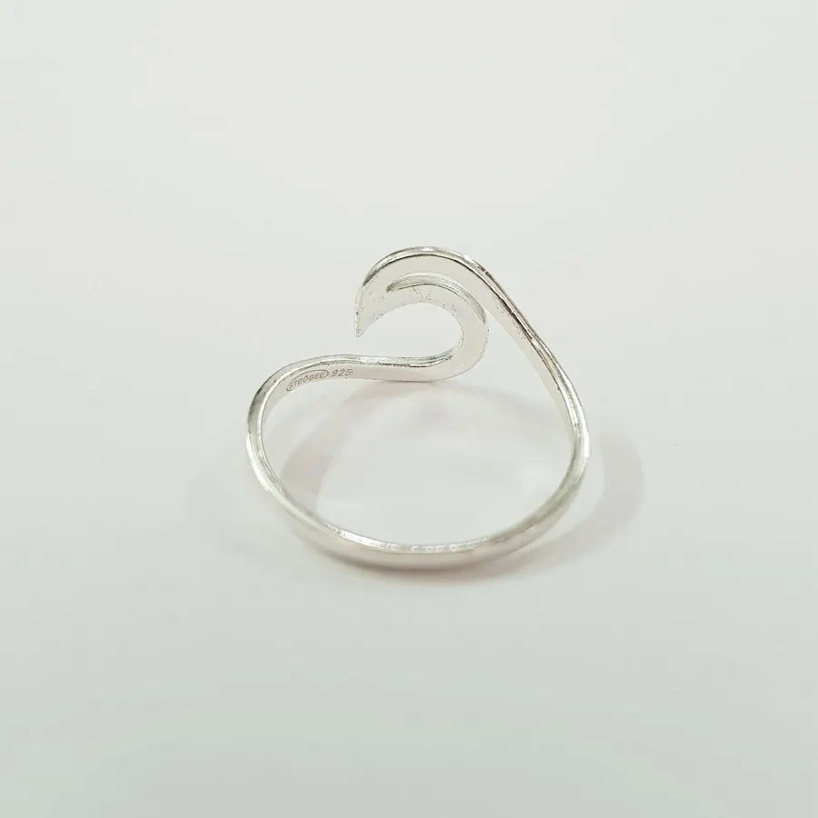 انگشتر نقره 925 موج دریا