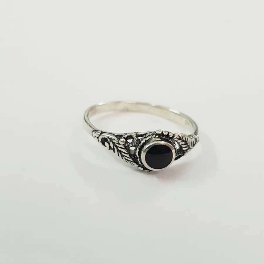 انگشتر نقره 925 سیاه قلم