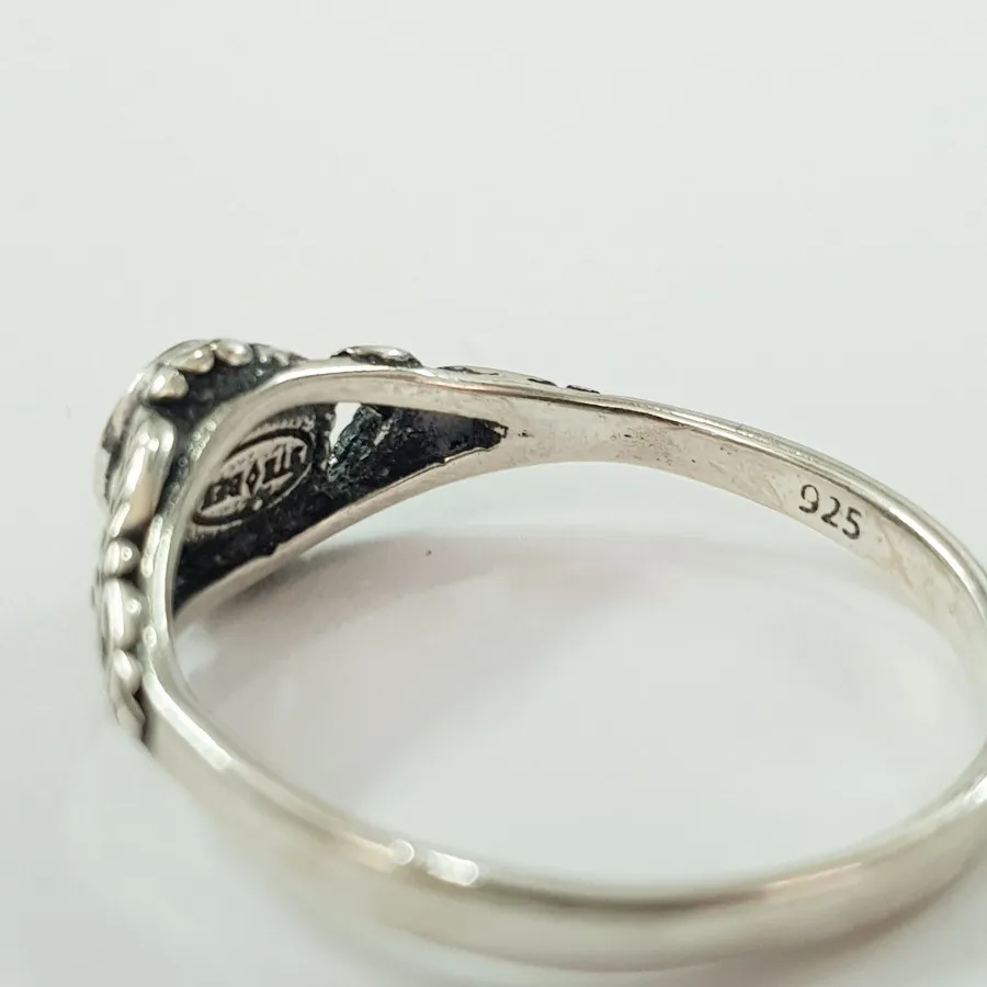 انگشتر نقره 925 سیاه قلم