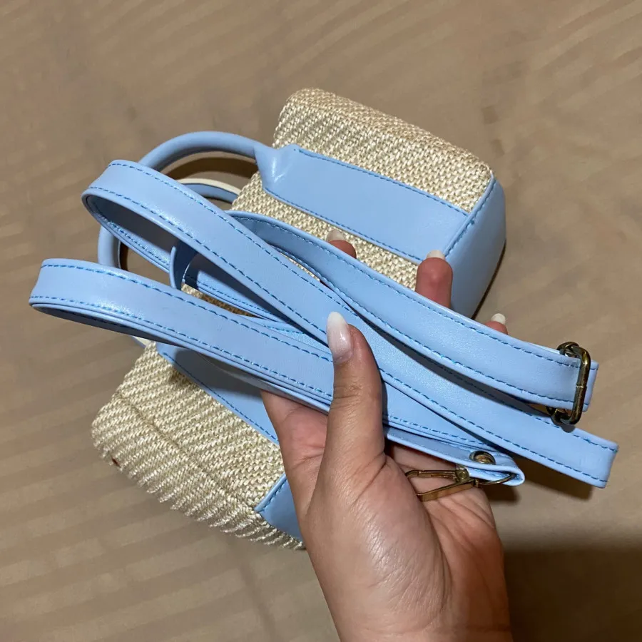 کیف کرم/آبی