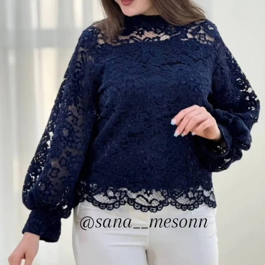 شومیز گیپور مخمل