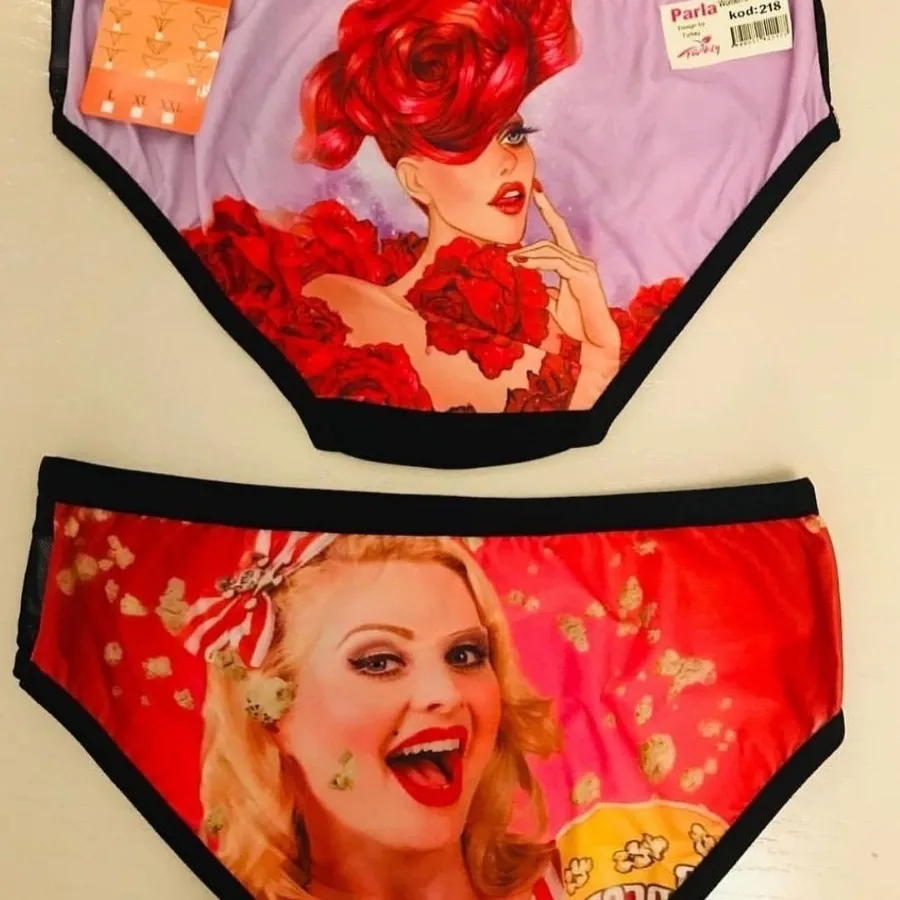 شورت جلو کریستالی پشت چاپ