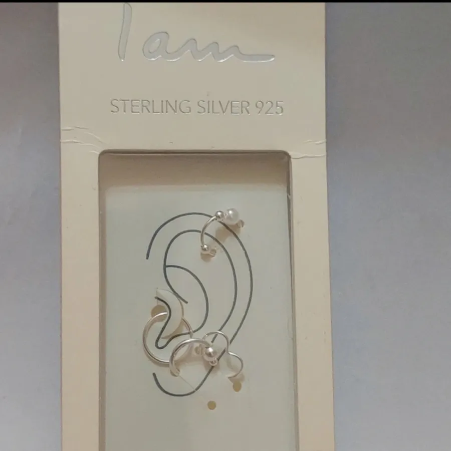 پیرسینگ نقره 4 عددی گوش