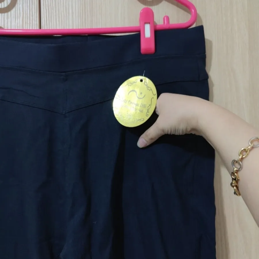 شلوار استرچ سایزبزرگ سرمه