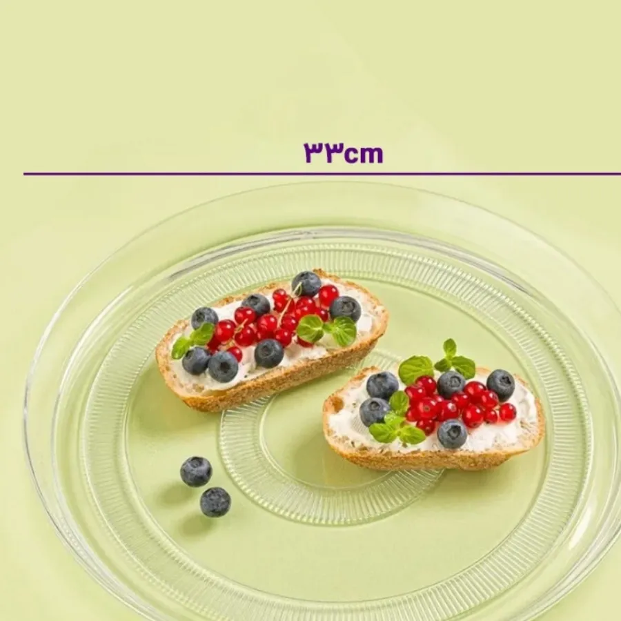 دیس گرد شیشه ای