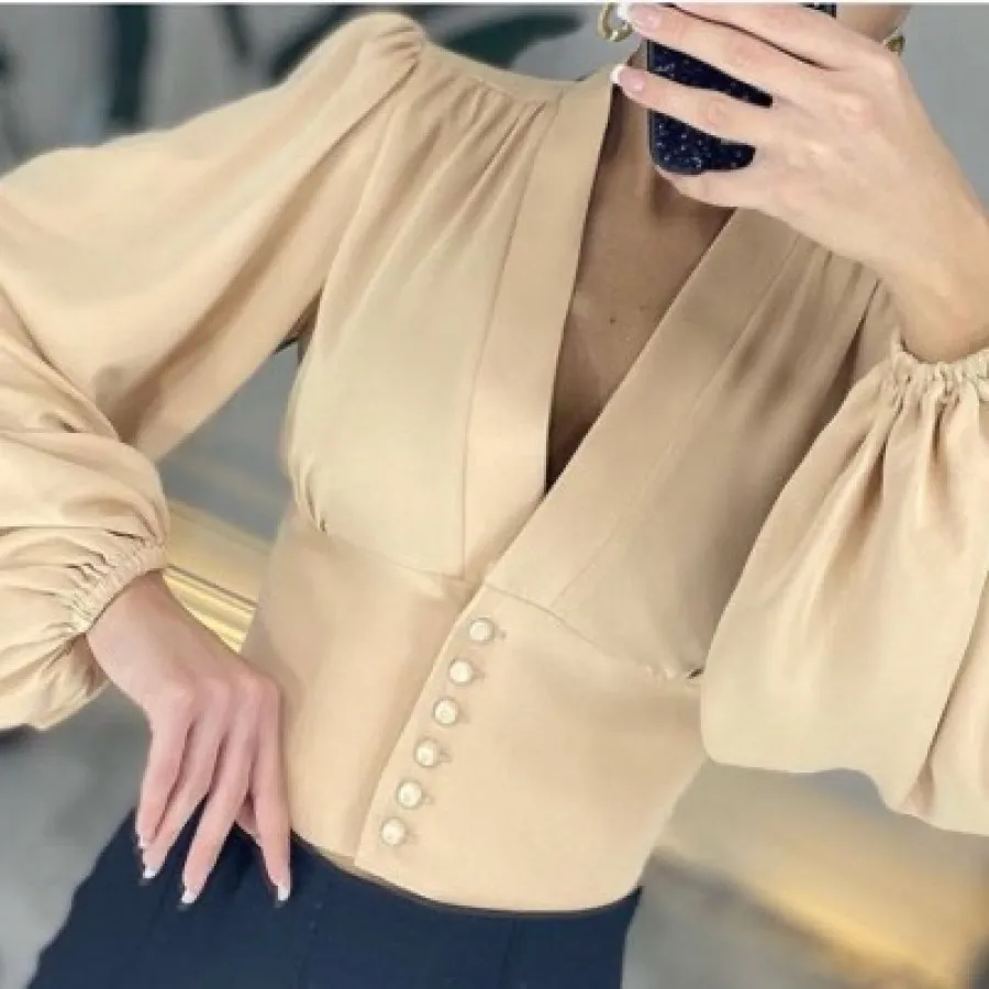 شومیز مجلسی نارنجی