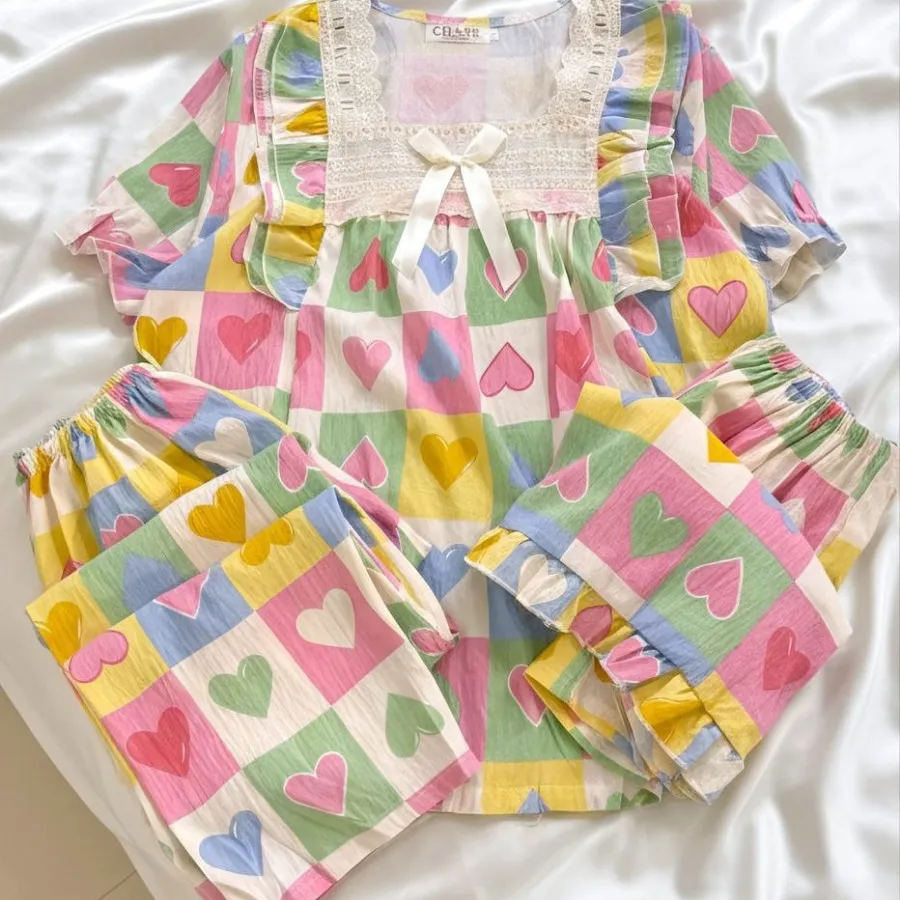 بلوزشلوارشرتک نخ موسیلین