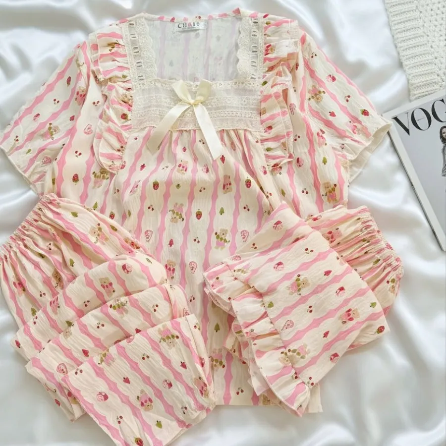 بلوزشلوارشرتک نخ موسیلین