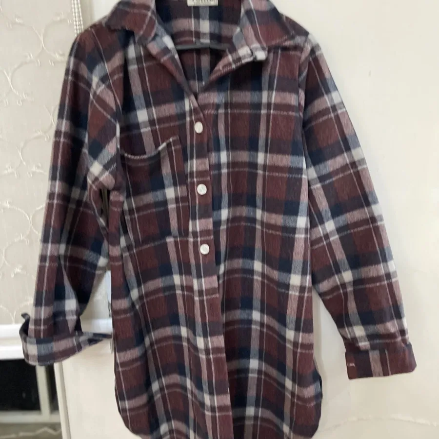 شومیز مانتویی پشمی