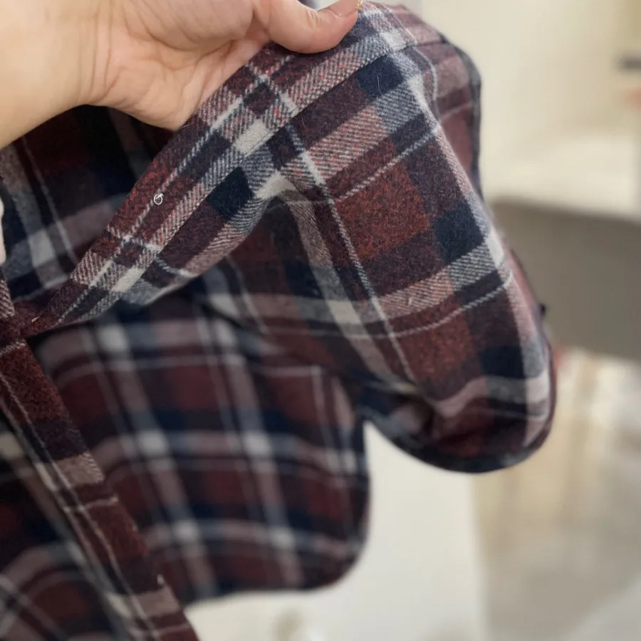 شومیز مانتویی پشمی