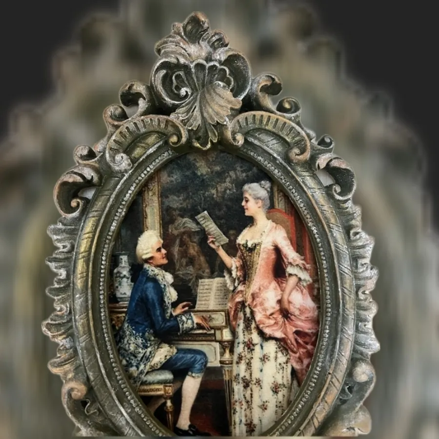 تابلو پلی استر طرح مخمل