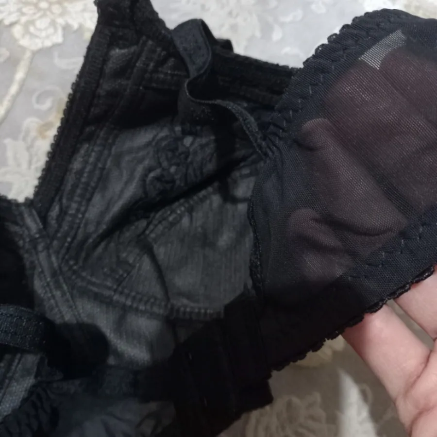 سوتین کتان مشکی