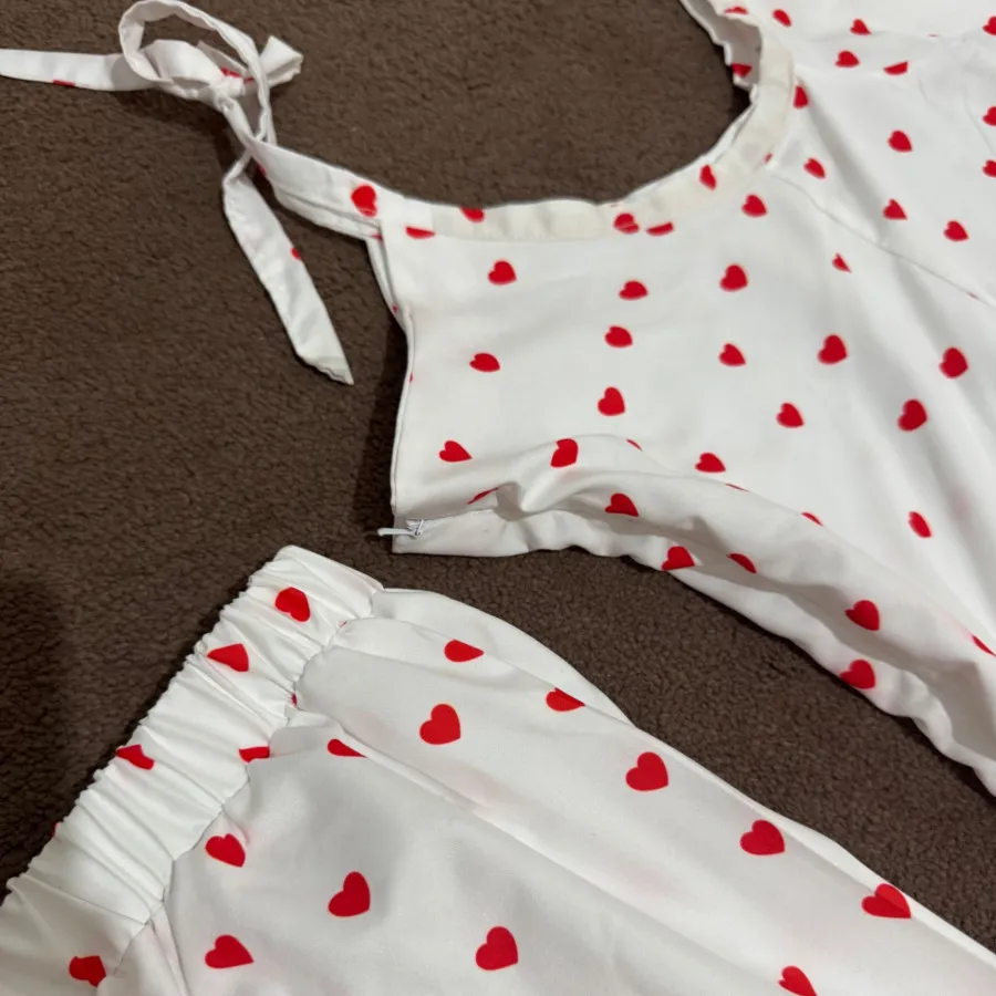 تاپ شلوار قلبی