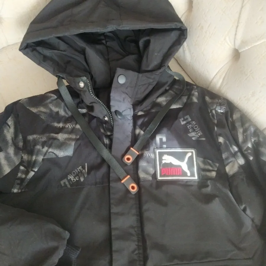 کاپشن پسرانه  کلاه دار