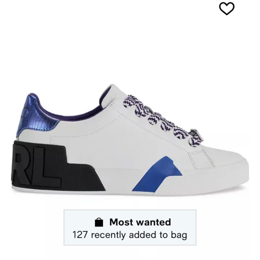 کفش کارل سفید