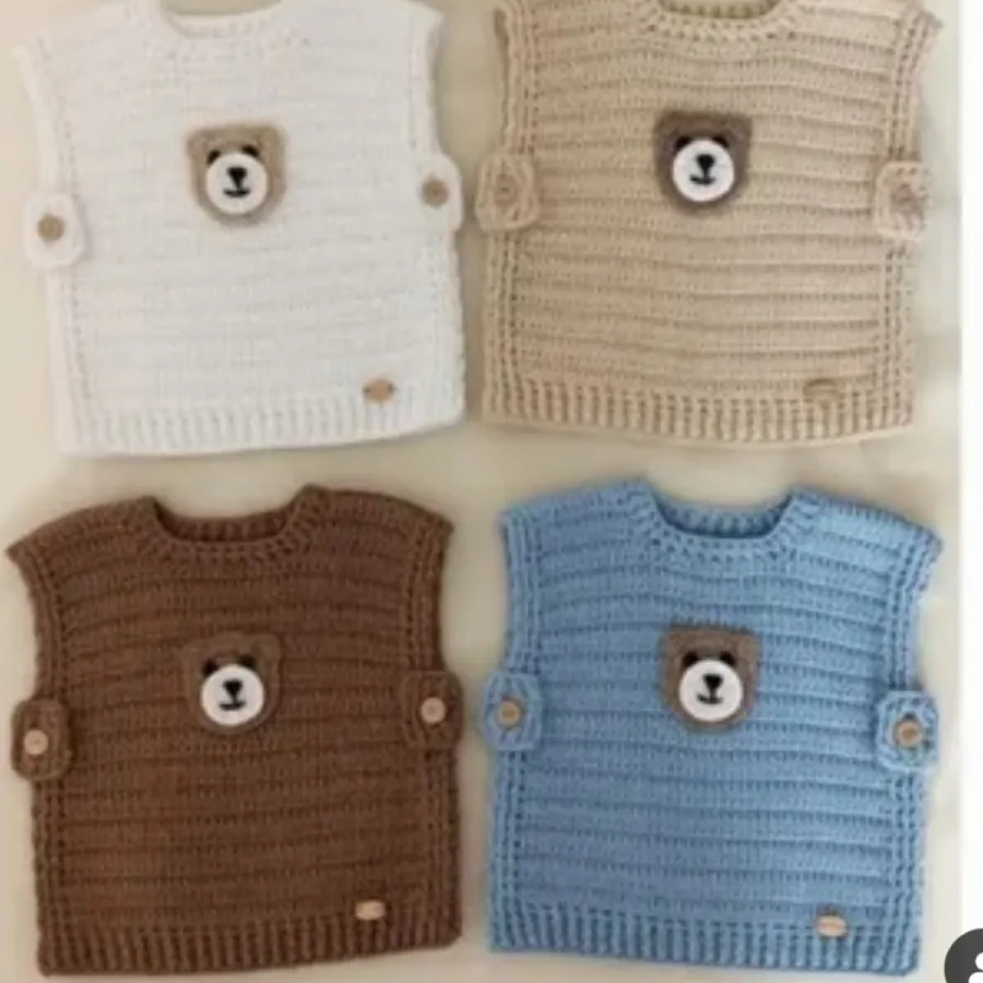 جلیقه ژیله نوزادی تدی