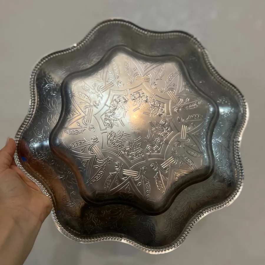 سینی استیل رنگ ثابت