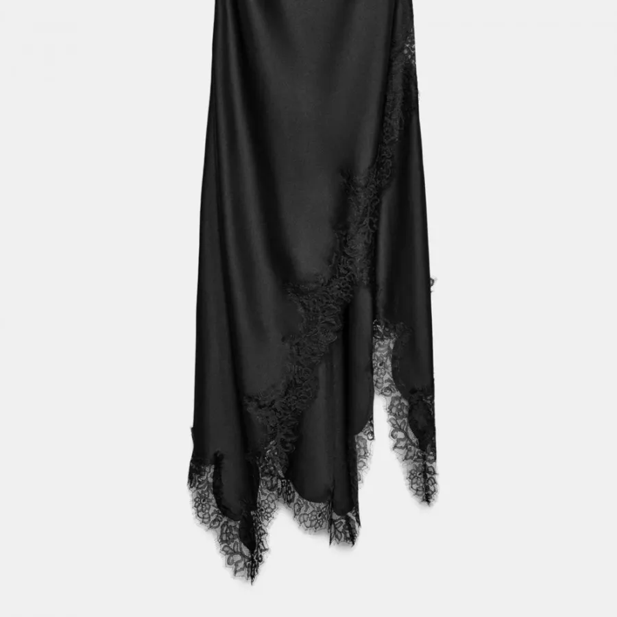 پیراهن ساتن زارا