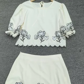 ست کراپ ودامن داخل استر