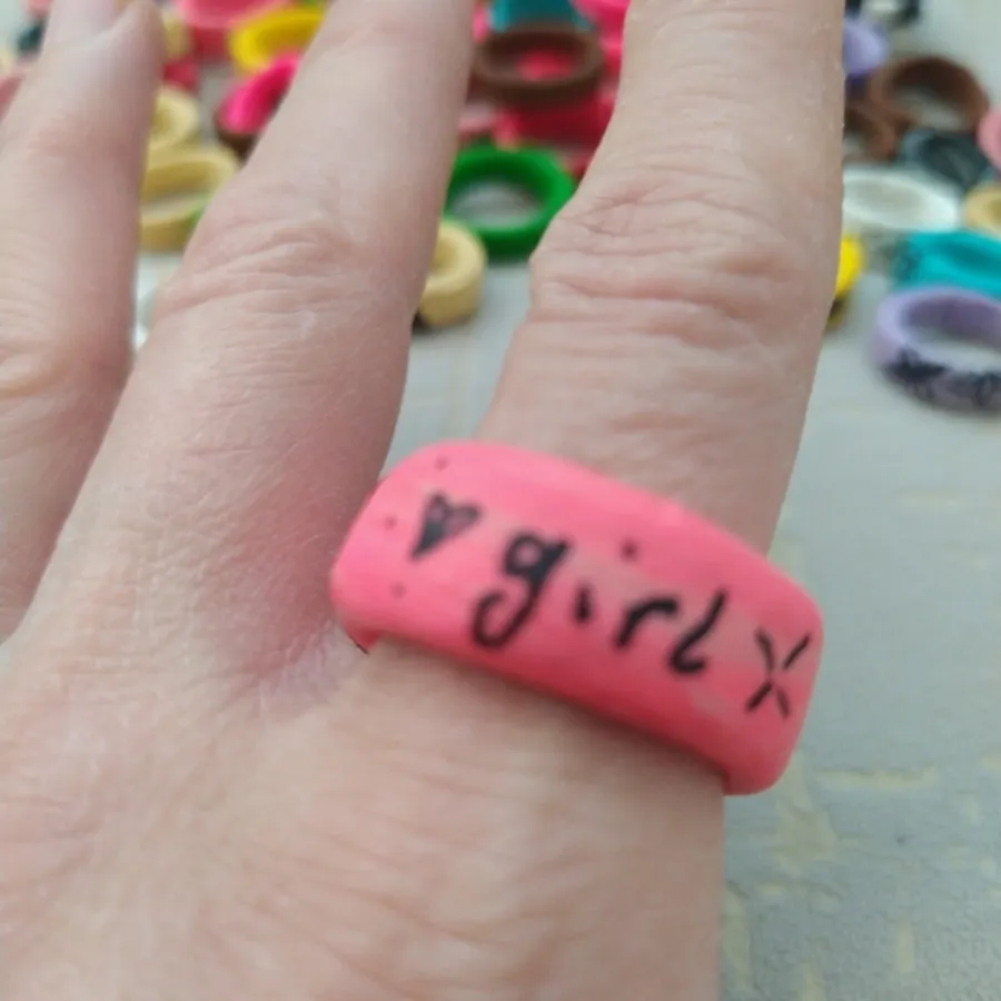 تعداد 65عدد انگشتر پلیمری