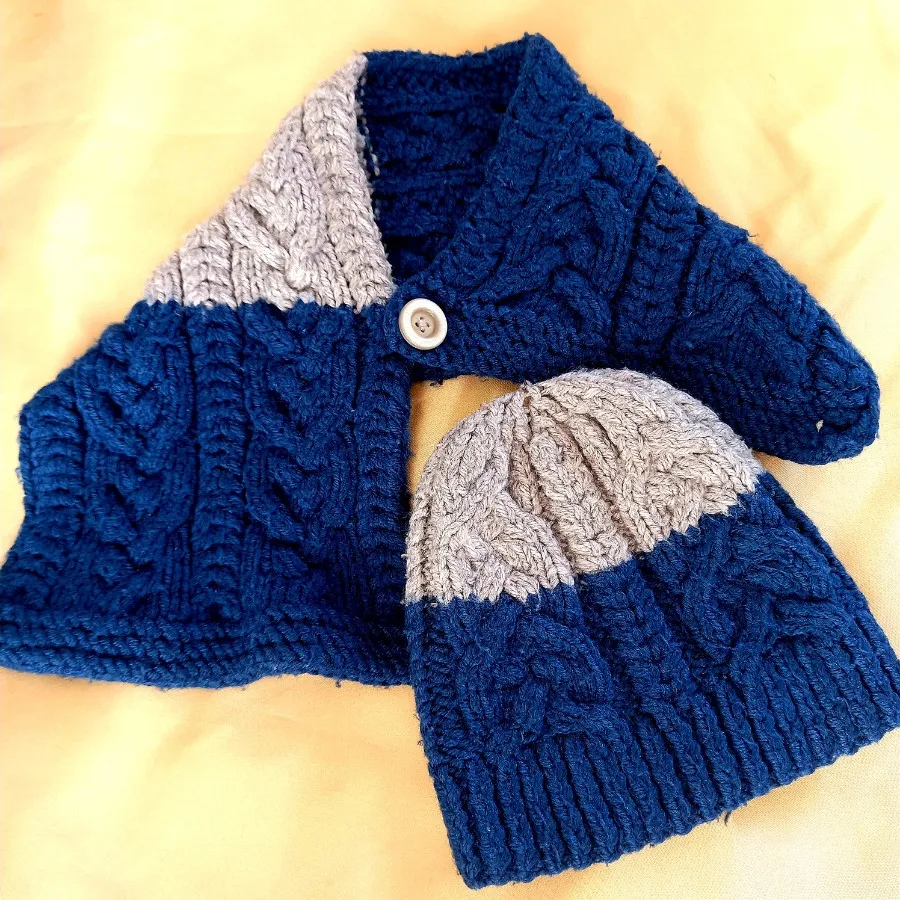 سرهمی وشال وکلاه کودک