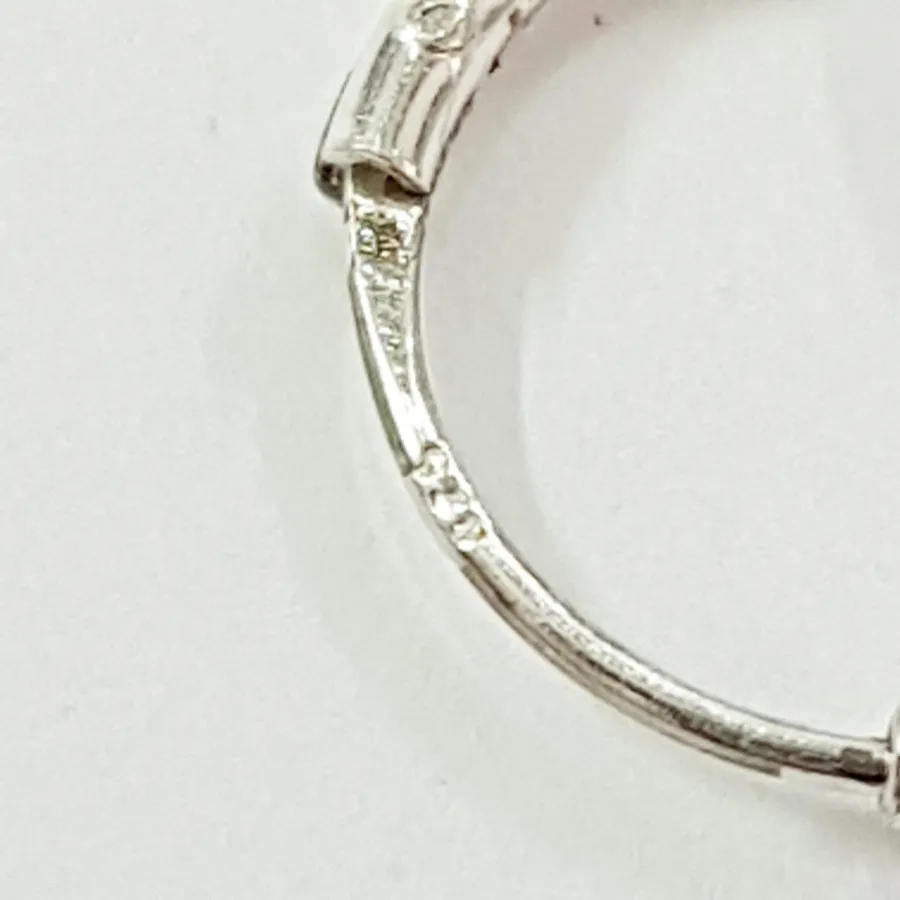 گوشواره حلقه ای نقره 925