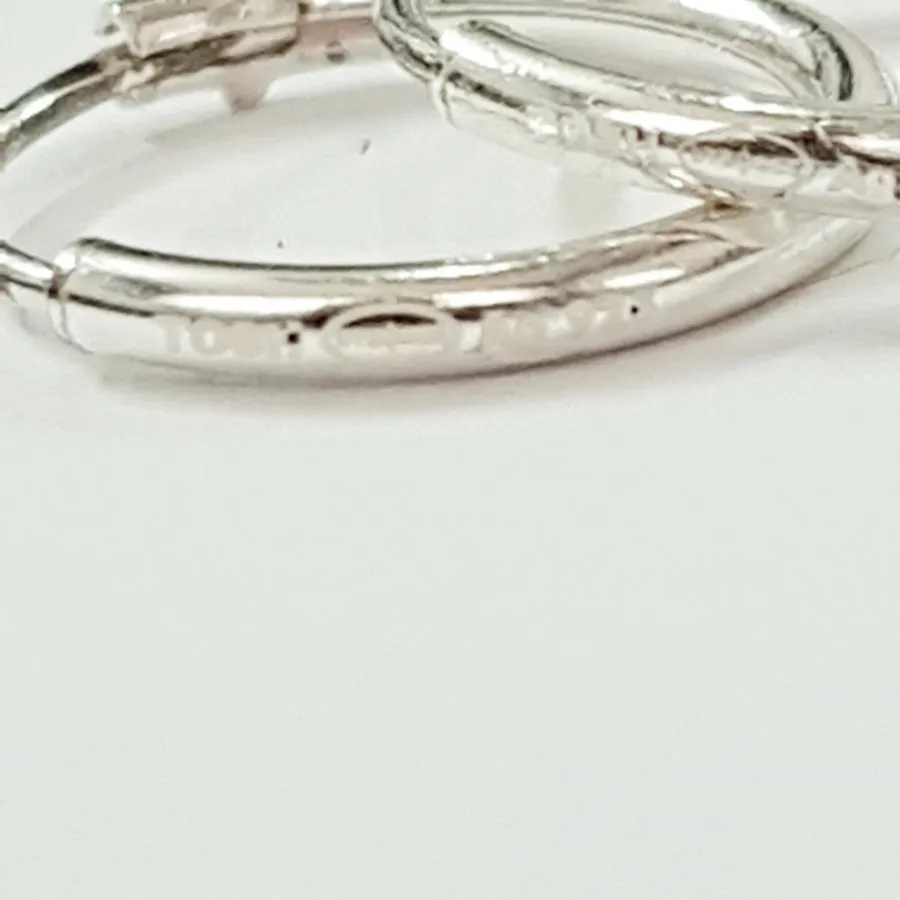 گوشواره حلقه ای نقره 925