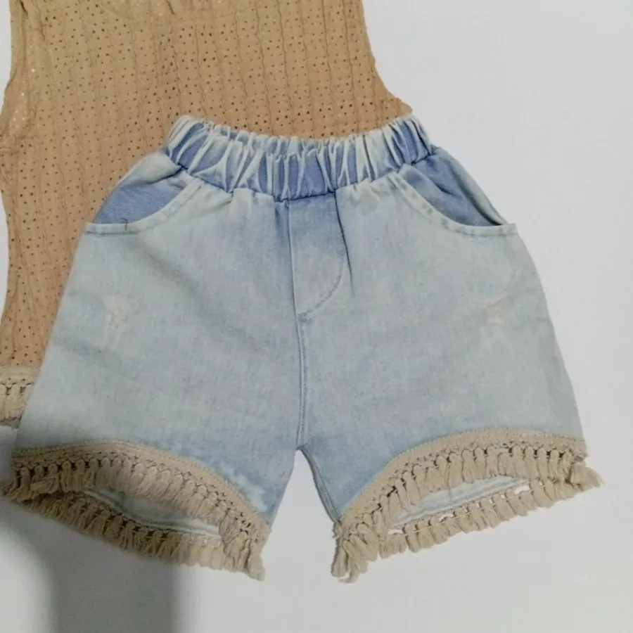 ست تاپ وشلوارک دخترانه