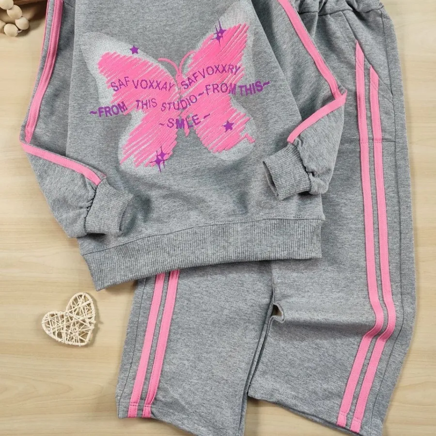 بلوز و شلوار پروانه فسفری