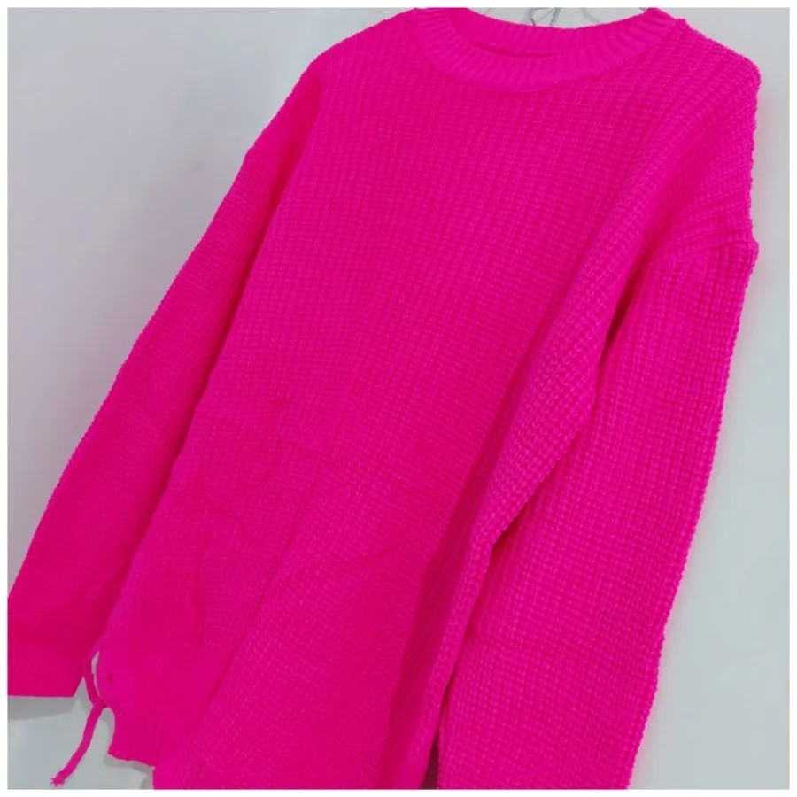 بافت نیمه ضخیم صورتی نیون