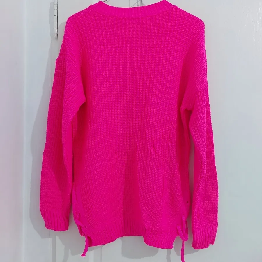 بافت نیمه ضخیم صورتی نیون