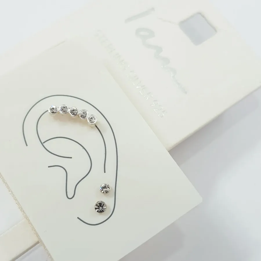 پیرسینگ گوش نقره 925