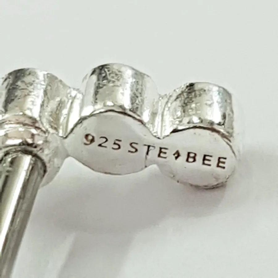 پیرسینگ گوش نقره 925