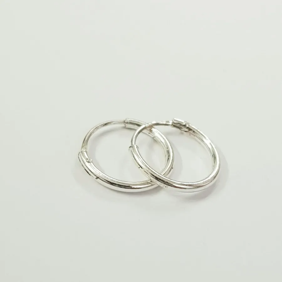 گوشواره حلقه نقره 925