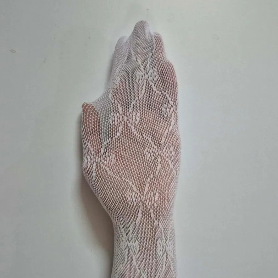 جوراب شلواری پروانه سفید